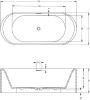 Ванна из искусственного камня Riho Valor BS7000500000000 170x70 фото в интернет-магазине «Wasser-Haus.ru»