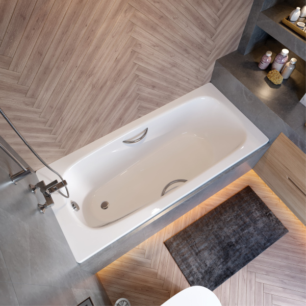 Стальная ванна Koller Pool Deline B75US200E 170x75 фото в интернет-магазине «Wasser-Haus.ru»