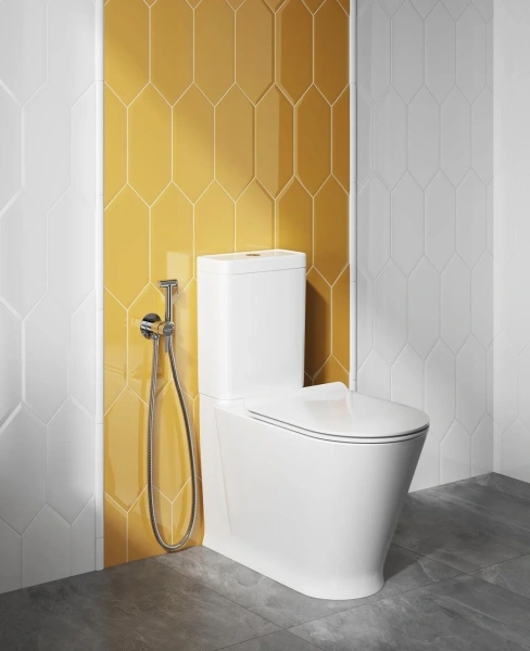 Унитаз-компакт Kerama Marazzi Plaza Modern PLMR.wc.01 безободковый, с микролифтом фото в интернет-магазине «Wasser-Haus.ru»