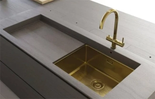Смеситель для кухни Seaman Eco Venice SSN-1338-LG light gold фото в интернет-магазине «Wasser-Haus.ru»