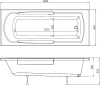 Акриловая ванна Aquanet Extra 00203931 170x70 фото в интернет-магазине «Wasser-Haus.ru»