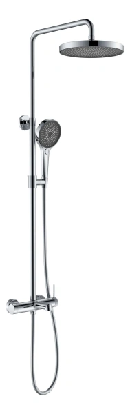 Душевая стойка Vincea Rim VSFS-2RM1CH с изливом, хром фото в интернет-магазине «Wasser-Haus.ru»
