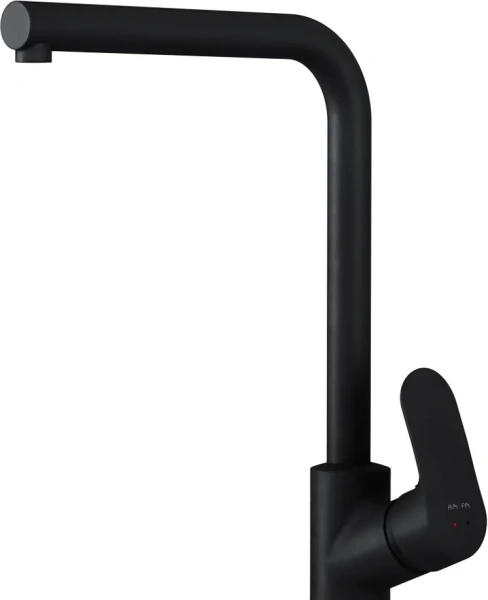 Комплект Мойка кухонная Polygran Gals 862 черная + Смеситель AM.PM Like F8005022 черный фото в интернет-магазине «Wasser-Haus.ru»