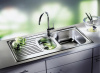 Комплект Мойка кухонная Blanco Tipo 6 S Basic, сталь + Смеситель Hansgrohe Focus 31817000 для кухонной мойки фото в интернет-магазине «Wasser-Haus.ru»