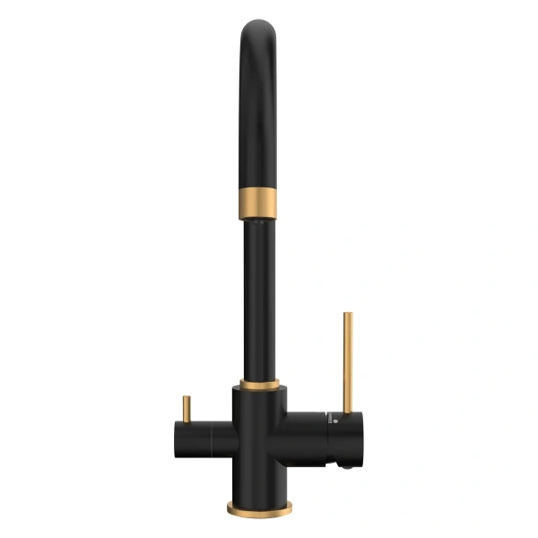 Смеситель для кухни Elghansa Kitchen Pure Water 56B5216-BlackGold black gold фото в интернет-магазине «Wasser-Haus.ru»