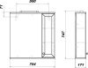 Мебель для ванной Sanstar Бриз 75 фото в интернет-магазине «Wasser-Haus.ru»
