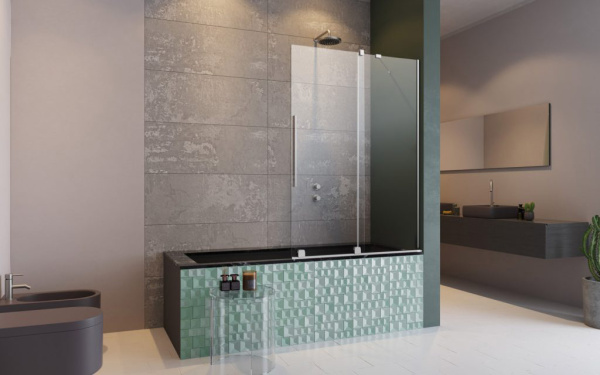 Шторка на ванну Radaway Furo PND II 10109638-01-01R фото в интернет-магазине «Wasser-Haus.ru»