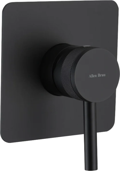 Душевой комплект Смеситель Allen Brau Priority X1 5.31012-31 С ВНУТРЕННЕЙ ЧАСТЬЮ, чёрный матовый + Гарнитур Infinity 5.21021-31 чёрный матовый фото в интернет-магазине «Wasser-Haus.ru»