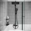 Душевая стойка IDDIS Parker PARBL3Fi06, матовый черный фото в интернет-магазине «Wasser-Haus.ru»