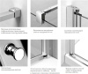 Душевая дверь в нишу Radaway EOS DWS 37991-01-01NL 110 L фото в интернет-магазине «Wasser-Haus.ru»