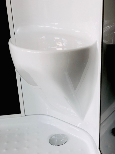 Душевая кабина Royal Bath  RB 90HK6-BT (черное/прозрачное) фото в интернет-магазине «Wasser-Haus.ru»