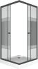 Душевой уголок Bauedge SB0016B, 90x90, с поддоном, профиль черный фото в интернет-магазине «Wasser-Haus.ru»
