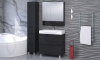 Шкаф-пенал АВН Фиджи 35 R, напольный, черный фото в интернет-магазине «Wasser-Haus.ru»