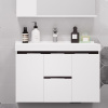Мебель для ванной Акватон Рене 80 белый, грецкий орех фото в интернет-магазине «Wasser-Haus.ru»