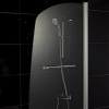 Шторка на ванну 1MarKa P-03 профиль хром, стекло прозрачное фото в интернет-магазине «Wasser-Haus.ru»