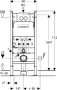 Комплект  Унитаз подвесной Villeroy & Boch O.Novo 5660 H101 alpin + Система инсталляции для унитазов Geberit Duofix Delta 458.124.21.1 3 в 1 с кнопкой фото в интернет-магазине «Wasser-Haus.ru»