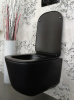Крышка-сиденье Kerasan Tribeca 519131 черная матовая фото в интернет-магазине «Wasser-Haus.ru»