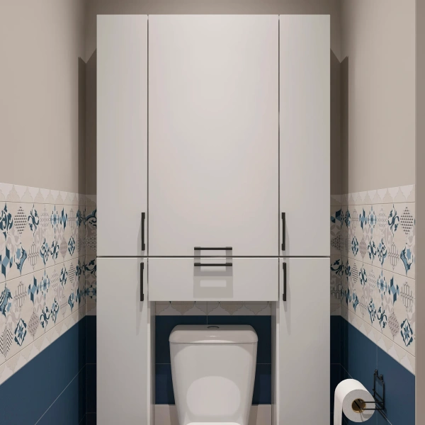 Шкаф DIWO Суздаль 87 для туалета, нижний фото в интернет-магазине «Wasser-Haus.ru»