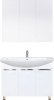 Мебель для ванной Misty Лаванда 80 белая эмаль, прямая фото в интернет-магазине «Wasser-Haus.ru»