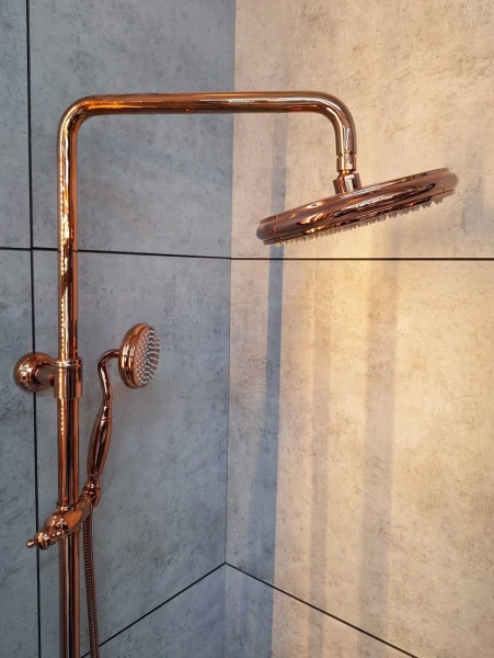 Душевая стойка AltroBagno Beatrice 030423 ROr, розовое золото фото в интернет-магазине «Wasser-Haus.ru»
