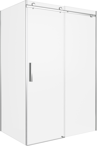 Душевой уголок Good Door Galaxy WTW+SP-C-В 130x80, профиль черный фото в интернет-магазине «Wasser-Haus.ru»