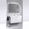 Мебель для ванной Aqwella Manchester 100 подвесная фото в интернет-магазине «Wasser-Haus.ru»
