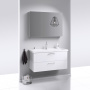Мебель для ванной Aqwella Manchester 100 подвесная фото в интернет-магазине «Wasser-Haus.ru»