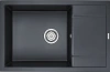 Комплект Мойка кухонная Paulmark Flugen 60 PM317850-BLM черный металлик + Смеситель Lange 214212-418 черный металлик фото в интернет-магазине «Wasser-Haus.ru»