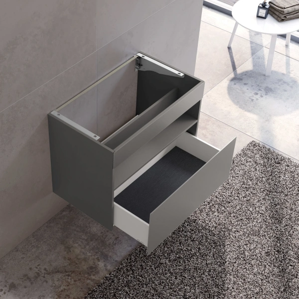 Тумба с раковиной Keuco Stageline 32862 80 см, инокс матовый фото в интернет-магазине «Wasser-Haus.ru»