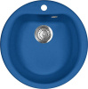 Мойка кухонная AquaGranitEx M-07 синяя фото в интернет-магазине «Wasser-Haus.ru»