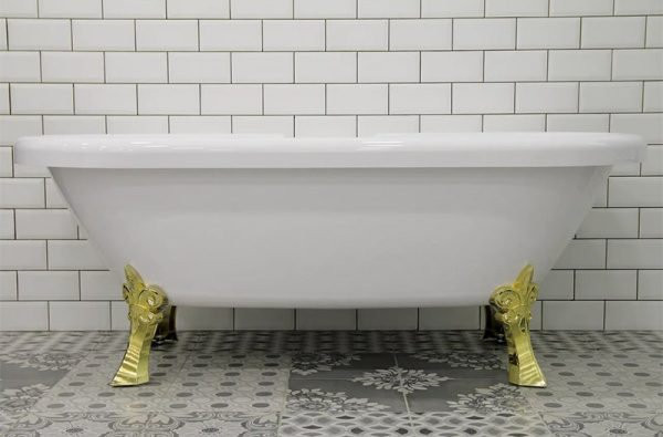 Акриловая ванна Radomir Леонесса 1-01-3-0-9-138 175x80 ножки золото фото в интернет-магазине «Wasser-Haus.ru»