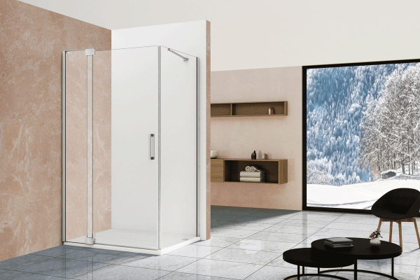 Душевой уголок Vincea Extra VSR-1E809010CL 90x100 см, профиль хром, стекло прозрачное фото в интернет-магазине «Wasser-Haus.ru»