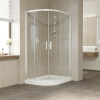 Душевой уголок Vegas Glass ZS-F 110*80 01 01 профиль белый, стекло прозрачное фото в интернет-магазине «Wasser-Haus.ru»
