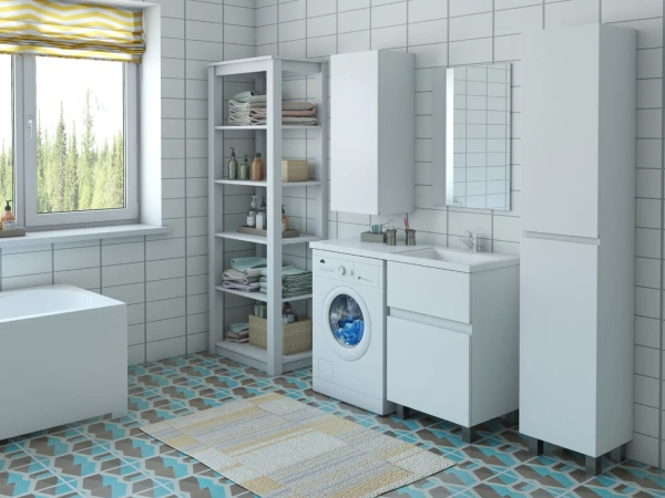Мебель для ванной Эстет Dallas Luxe 115 R напольная, 2 ящика фото в интернет-магазине «Wasser-Haus.ru»