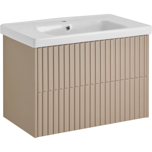 Мебель для ванной ASB-Woodline Риола 80 капучино фото в интернет-магазине «Wasser-Haus.ru»