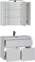 Мебель для ванной Aquanet Латина 90 белая фото в интернет-магазине «Wasser-Haus.ru»