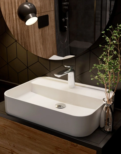Смеситель для раковины хром, AQUAme Como AQM6510CR фото в интернет-магазине «Wasser-Haus.ru»