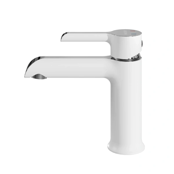 Смеситель для раковины Grossman Alba 510.K35.06.100/000 белый, хром фото в интернет-магазине «Wasser-Haus.ru»