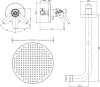 Душевой комплект ESKO Set_3in1 С ВНУТРЕННЕЙ ЧАСТЬЮ фото в интернет-магазине «Wasser-Haus.ru»