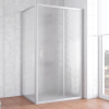 Душевой уголок Vegas Glass ZP+ZPV 100*70 07 02 профиль матовый хром, стекло шиншилла фото в интернет-магазине «Wasser-Haus.ru»