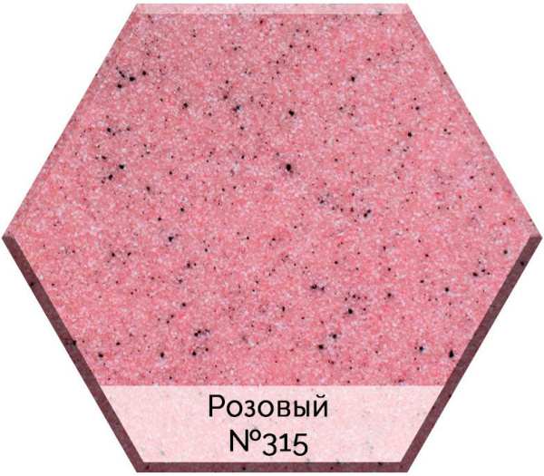 Смеситель AquaGranitEx C-6040 для кухонной мойки, розовый фото в интернет-магазине «Wasser-Haus.ru»