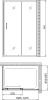 Душевой уголок Gemy Victoria S30191B-A85 140x85 см фото в интернет-магазине «Wasser-Haus.ru»