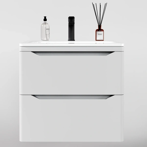 Мебель для ванной Style Line Марелла 70 подвесная, белая матовая фото в интернет-магазине «Wasser-Haus.ru»