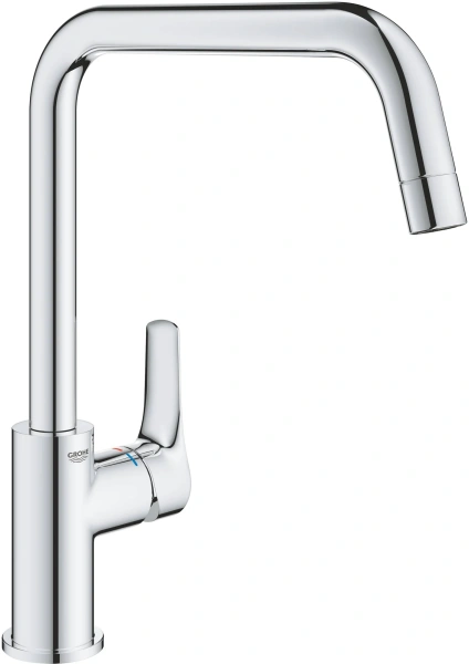 Смеситель для кухни Grohe Eurosmart 30567000 + средство для металлических поверхностей Grohe Grohclean 48166000 500 мл фото в интернет-магазине «Wasser-Haus.ru»