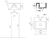 Рукомойник Galassia Plus Design 6033M 30x30 фото в интернет-магазине «Wasser-Haus.ru»