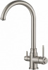 Смеситель Steel Hammer SH 763 SATIN для кухонной мойки фото в интернет-магазине «Wasser-Haus.ru»