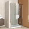 Душевая дверь в нишу GuteWetter Trend Door GK-863P правая 125 см стекло бесцветное Two, профиль хром фото в интернет-магазине «Wasser-Haus.ru»