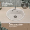 Мойка кухонная Domaci Савона QB 480 туман фото в интернет-магазине «Wasser-Haus.ru»