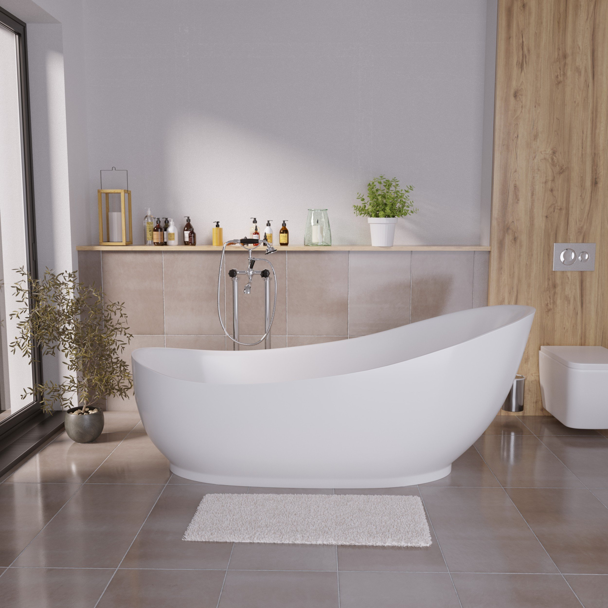 Акриловая ванна Grossman GR-2302 200x85 фото в интернет-магазине «Wasser-Haus.ru»