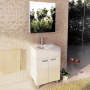 Мебель для ванной Comforty Чезана 60 белый глянец фото в интернет-магазине «Wasser-Haus.ru»